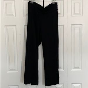 Lane Bryant black petite pointelle pants
